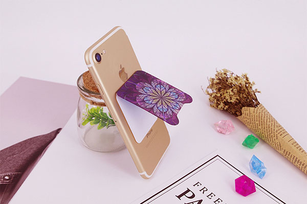 移動電源無痕可移膠貼，手機(jī)貼